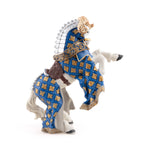 Cheval du Maître des armes cimier bélier Papo en PVC, Collection Médiéval, jouet éducatif idéal pour enfants et collectionneurs