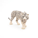 Figurine Tigre blanc Papo en PVC, thème félins, Collection Animaux sauvages, jouet éducatif idéal pour enfants et collectionneurs