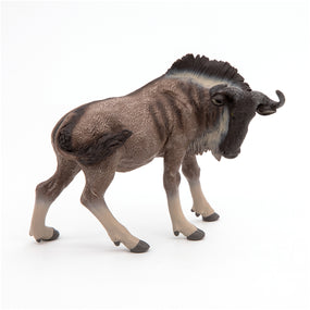 Figurine Gnou Papo en PVC, thème savane, Collection Animaux sauvages, jouet éducatif idéal pour enfants et collectionneurs