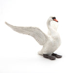 Figurine Cygne blanc Papo en PVC, thème oiseaux, Collection Animaux sauvages, jouet éducatif idéal pour enfants et collectionneurs