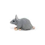 Souris grise Papo en PVC, Collection Animaux des jardins, jouet éducatif idéal pour enfants et collectionneurs