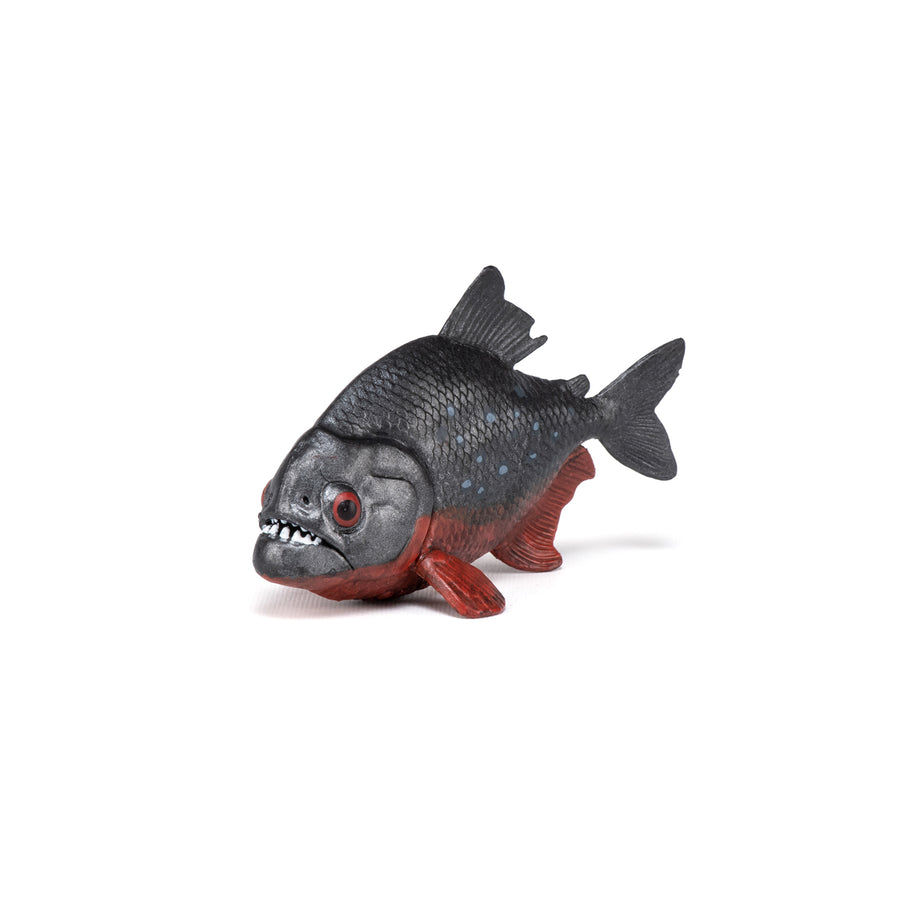 Piranha Papo en PVC, Collection Animaux sauvages, jouet éducatif idéal pour enfants et collectionneurs