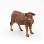 Figurine Vache limousine Papo en PVC, Collection Vie à la ferme, jouet éducatif idéal pour enfants et collectionneurs